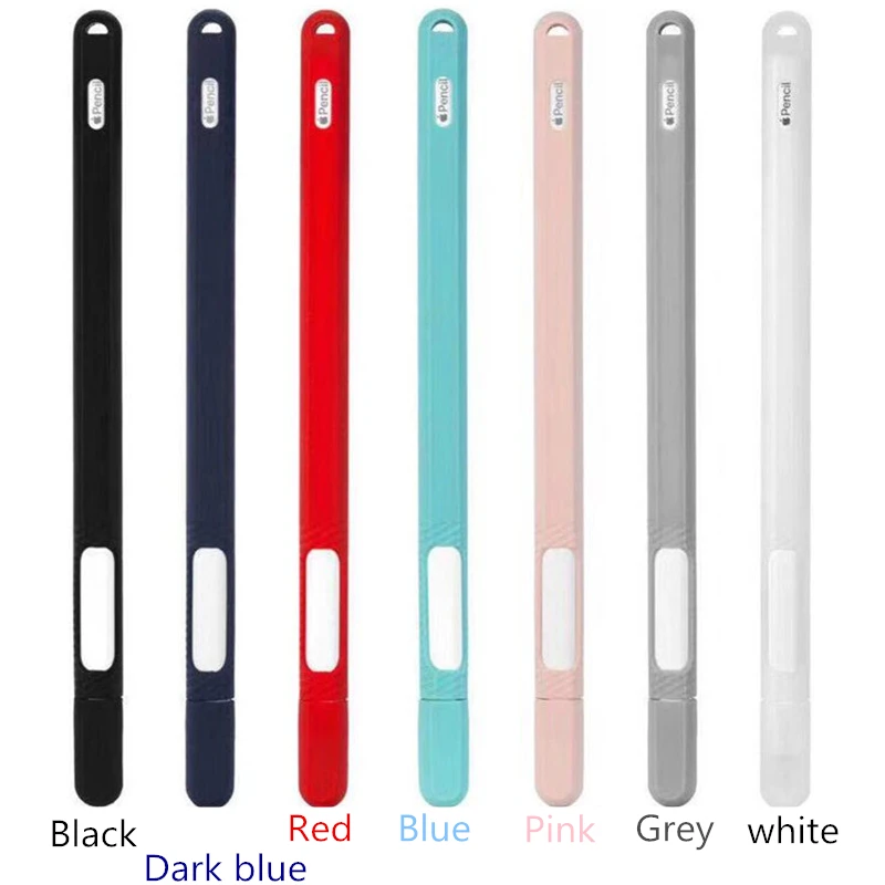 Lightweight Silicone Case for Apple Pencil 2nd Generation, Pencil 2 Protective Cap, Nib Holder, Touch Pen, Stylus Cover