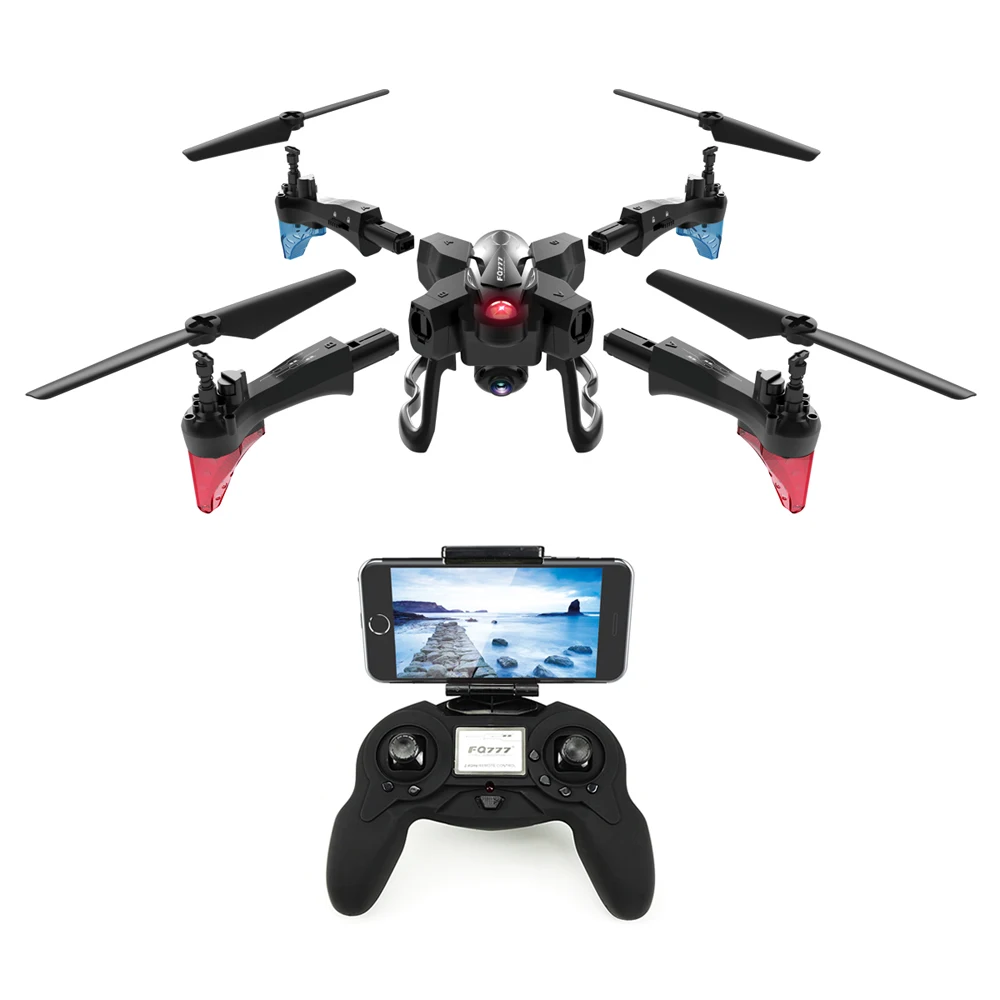 

FQ20W Detachable Arms 2.4G RC Drones Quadrocopters 2.0MP WIFI FPV HD Camera Altitude Hovering Auto Return RC Helicopter