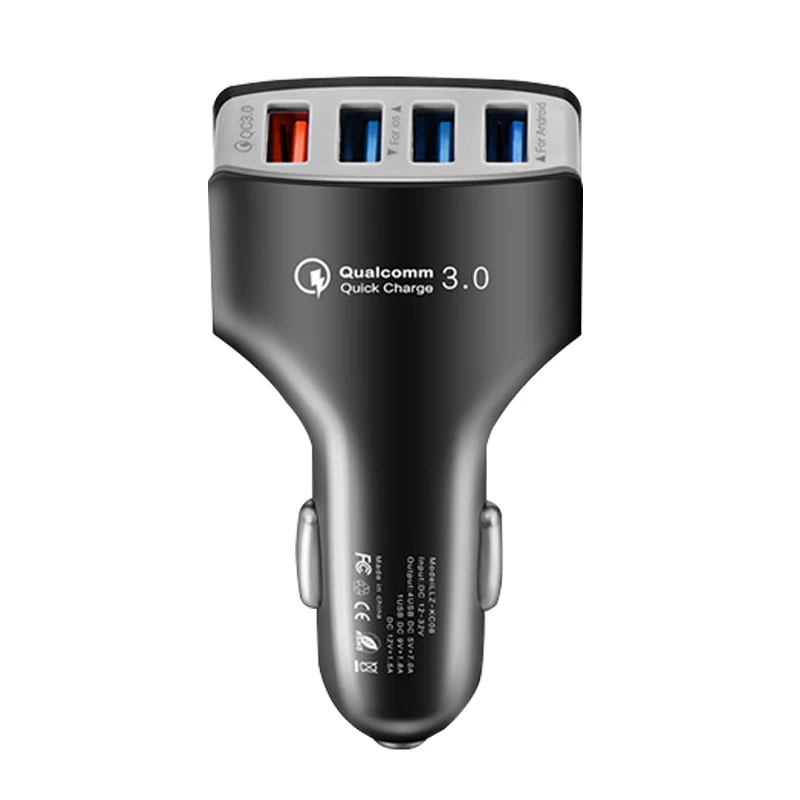 Автомобильное зарядное устройство QC3.0 4USB Зарядка для Мобильный телефон планшет CE