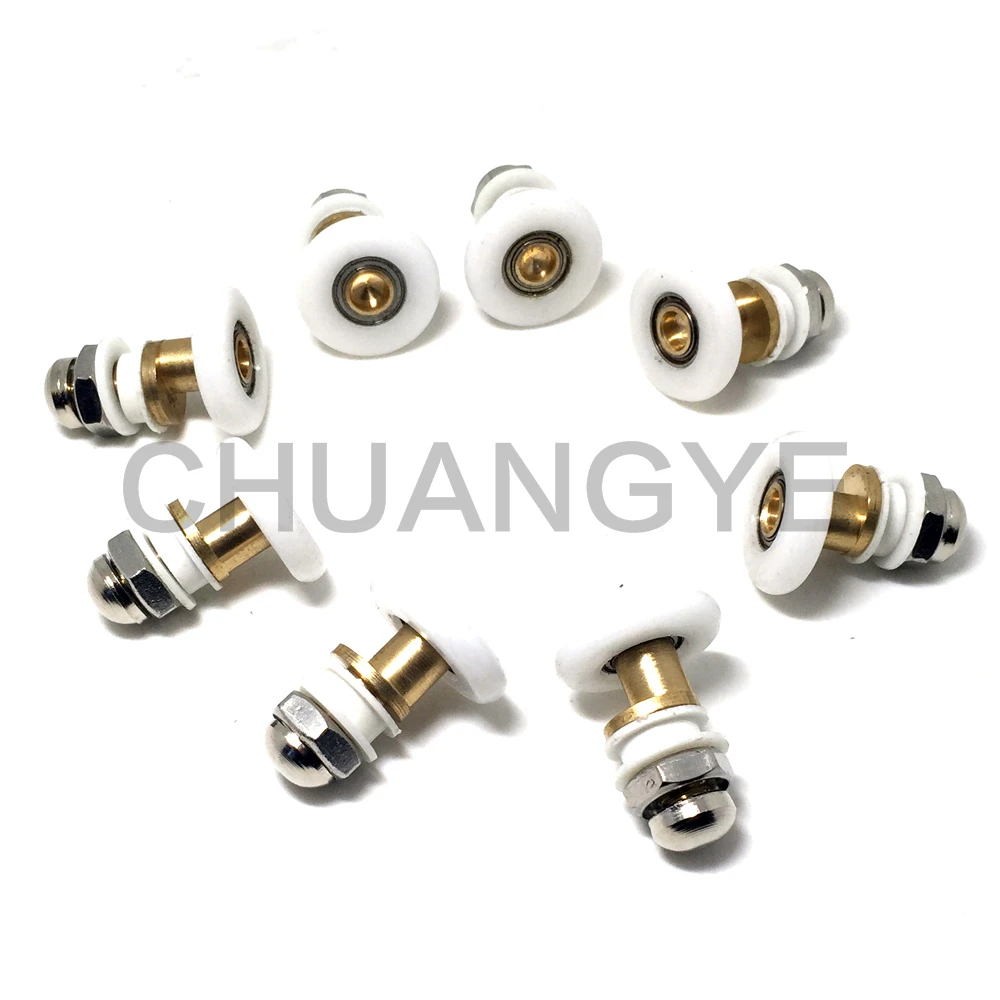 

25mm Singel Wheel Sliding Window Door Partiality Pulley Roller 8pcs