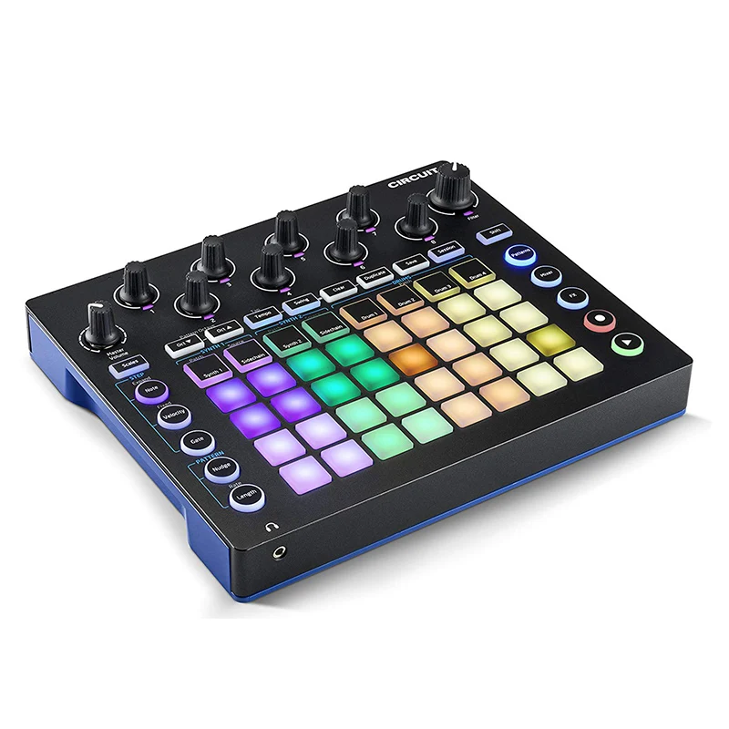 Novation Circuit Groove Box Synthesizer MIDI controller drum machine электронная музыка хиты подушечки DJ stage