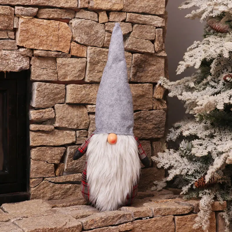 Шведский Tomte, Санта-ручной работы скандинавский гном плюшевый подарок-украшения для дома праздничные украшения Рождественский Декор Ремесло