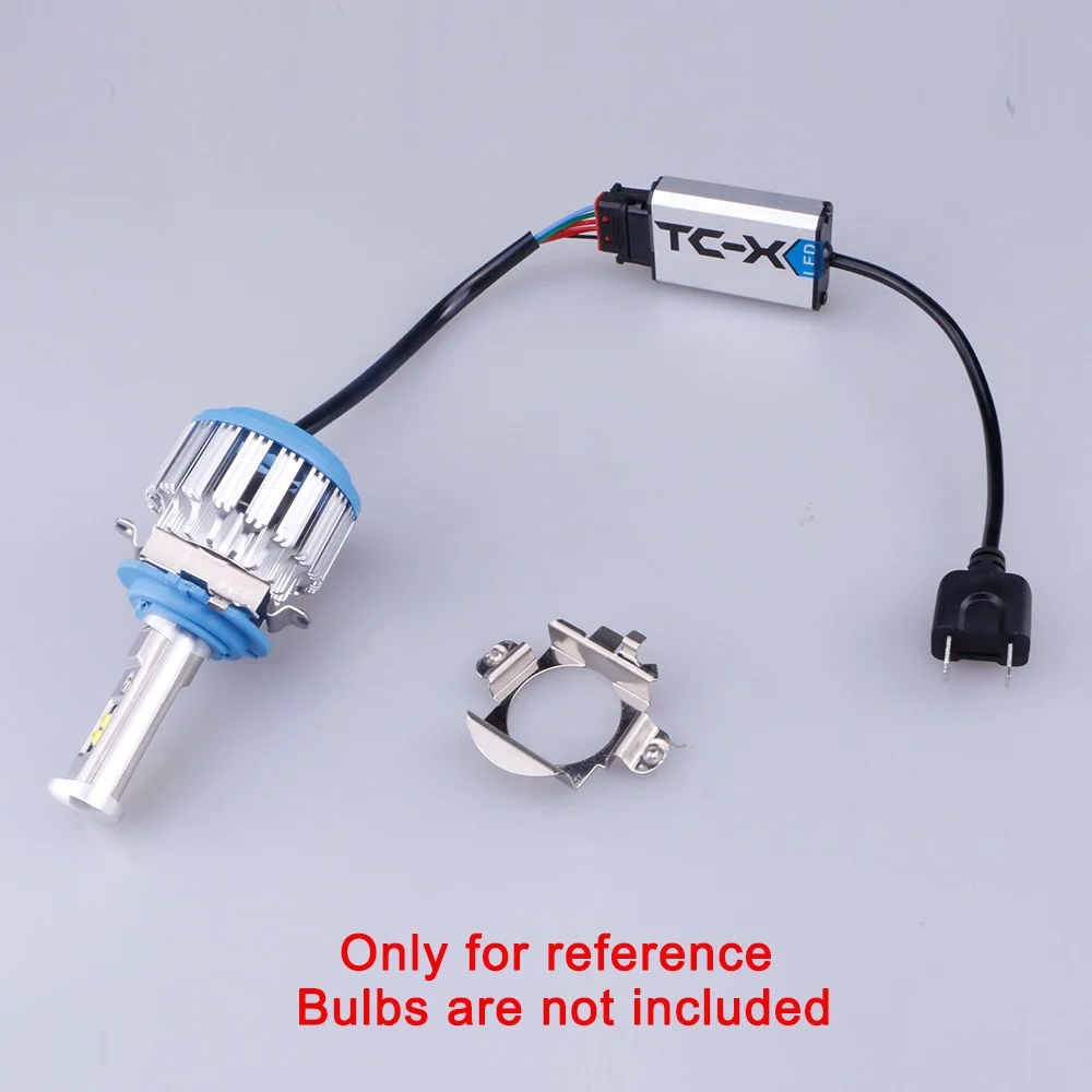 H7 LED Headlight Bulbs Adapter Base Holder 2 PCS For Octavia A5 FL Riich G5 Benz C Class B Class GLA ML B50 B70 Edge