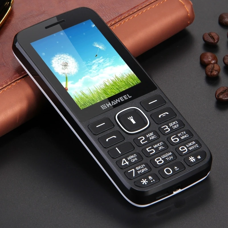 Haweel X1 Elders Mobile Phone GSM 2G English Keyboard Cell Phone 2 4 inch Dual SIM