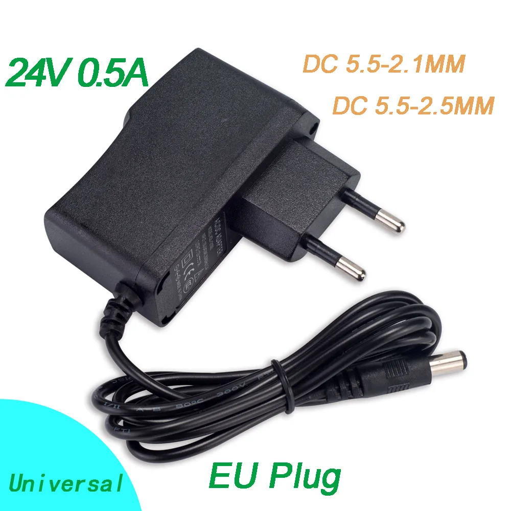 1 шт. 24V0.5A Новый преобразователь переменного тока 100 в-240 в импульсный адаптер