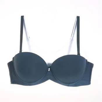 Half cup Thick Paded Push Up Bra Seamless Underwear for small breast student girl wedding dress bra support chest women bra 1