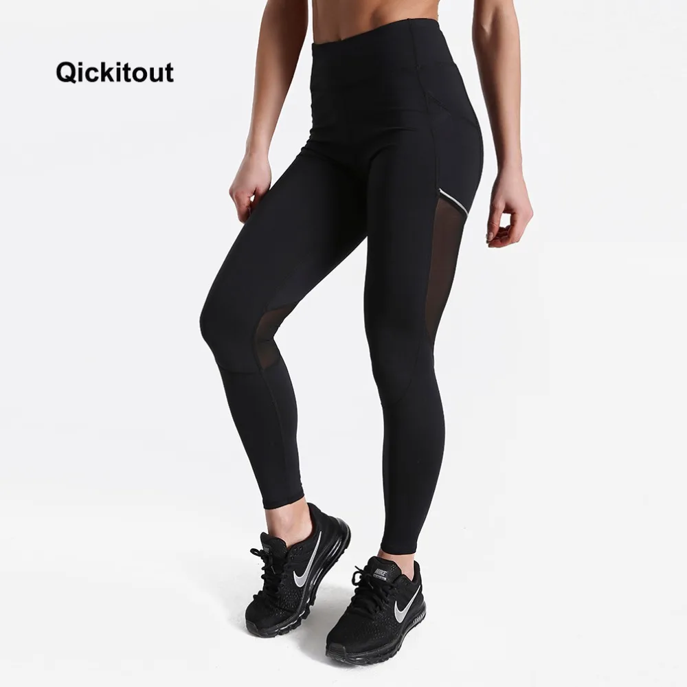 

Fashion Women Leggings High Waist Big Size Black Leggings Fitness Women Pants Summer Workout Pockets Leggings