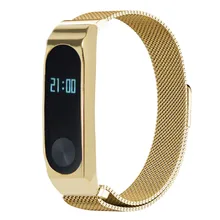 Дропшиппинг mi lanese Петля Нержавеющая сталь часы группа изысканный мастерство ремешок для Xiaomi mi Группа 2 18#824