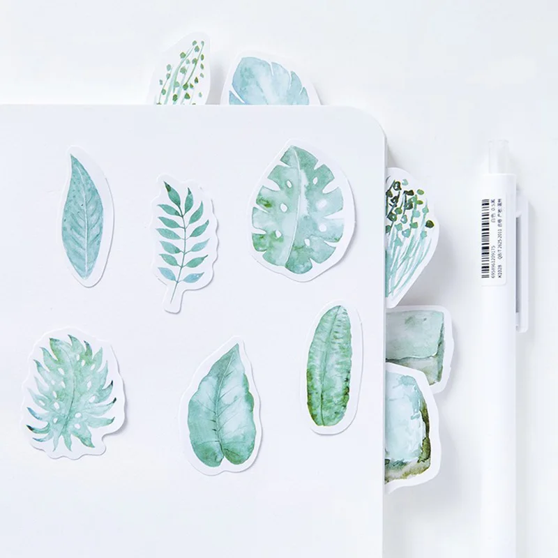 

45Pcs Quality Mint Diary Sticker Hand Book Album Sealing Stickers Calendar Diary Book Scrapbooking Album Decoration Sticker JY