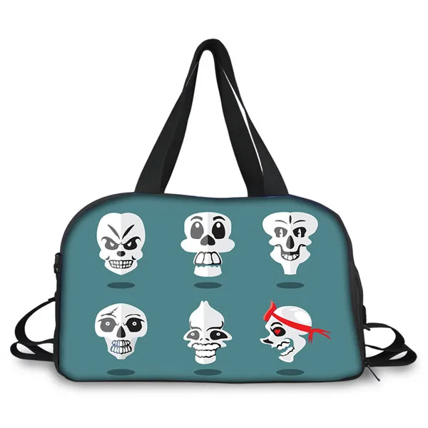 Thikin Skull большая сумка для путешествий, крутая сумка для девочек, сумка для хранения, сумки для женщин, леди, большие деловые Чехлы для дома, ассорти багажа - Цвет: CDZHL162T