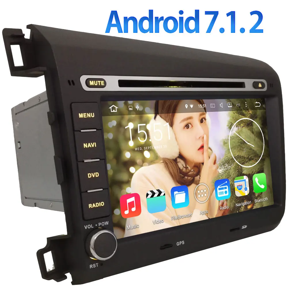 8 Quad Core 4G LTE SIM WIFI Android 7 1 2 Multimedia GPS Navi DAB USB