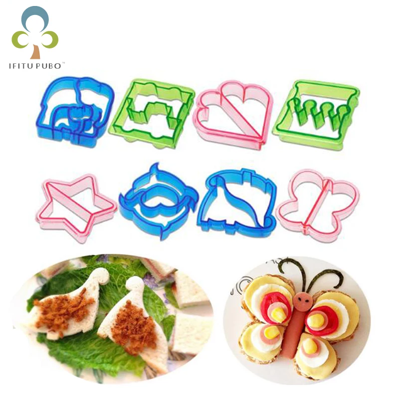 

Dinosaur Butterfly Dolphin Animal Shape Kids DIY Lunch Sandwich Toast Cookies Mold Cake Bread Biscuit Food Cutter Mould GYH