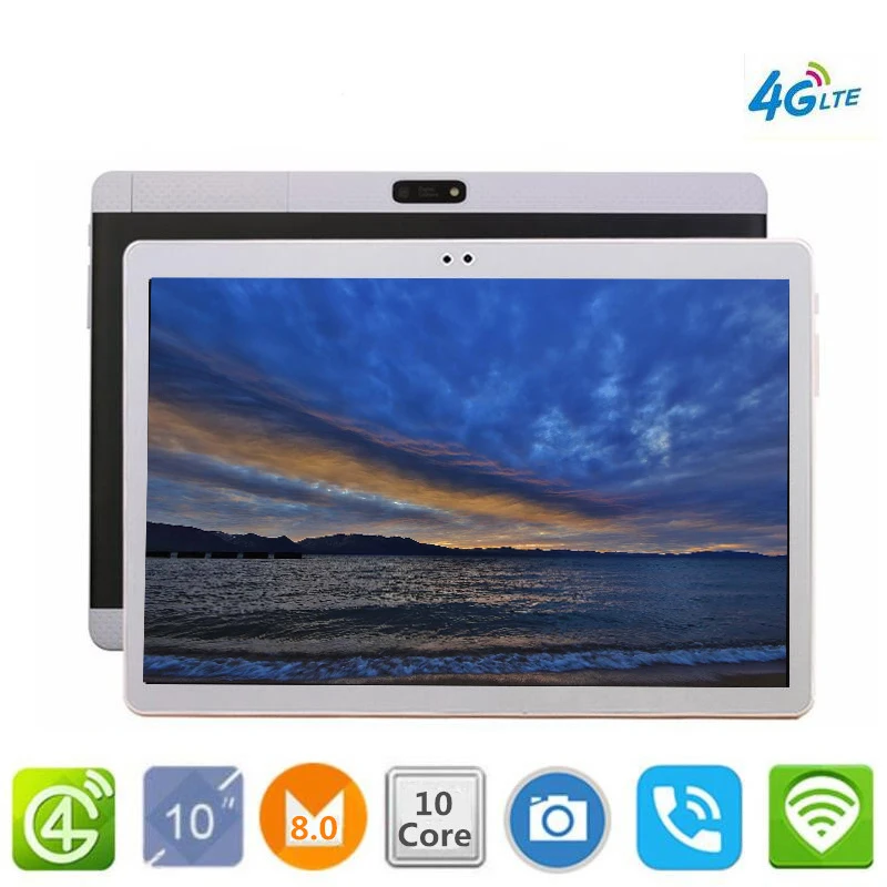 

2019 CARBAYTA new 128GB pendrive K99 Tablets 10' WIFI 10 Core Dual Camera 8MP Android 8.0 the Tablet 4G LTE GPS bluetooth phone