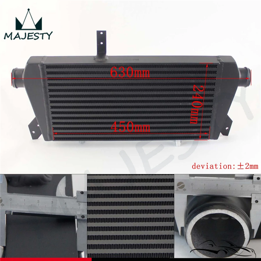 Upgrade Front Mount Intercooler Kit For 96-01 VW Passat Audi A4 B5 1.8T Red