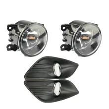 Прозрачный Бампер противотуманная фара решетка крышка+ противотуманная фара комплект для Ford Focus 2009-2011