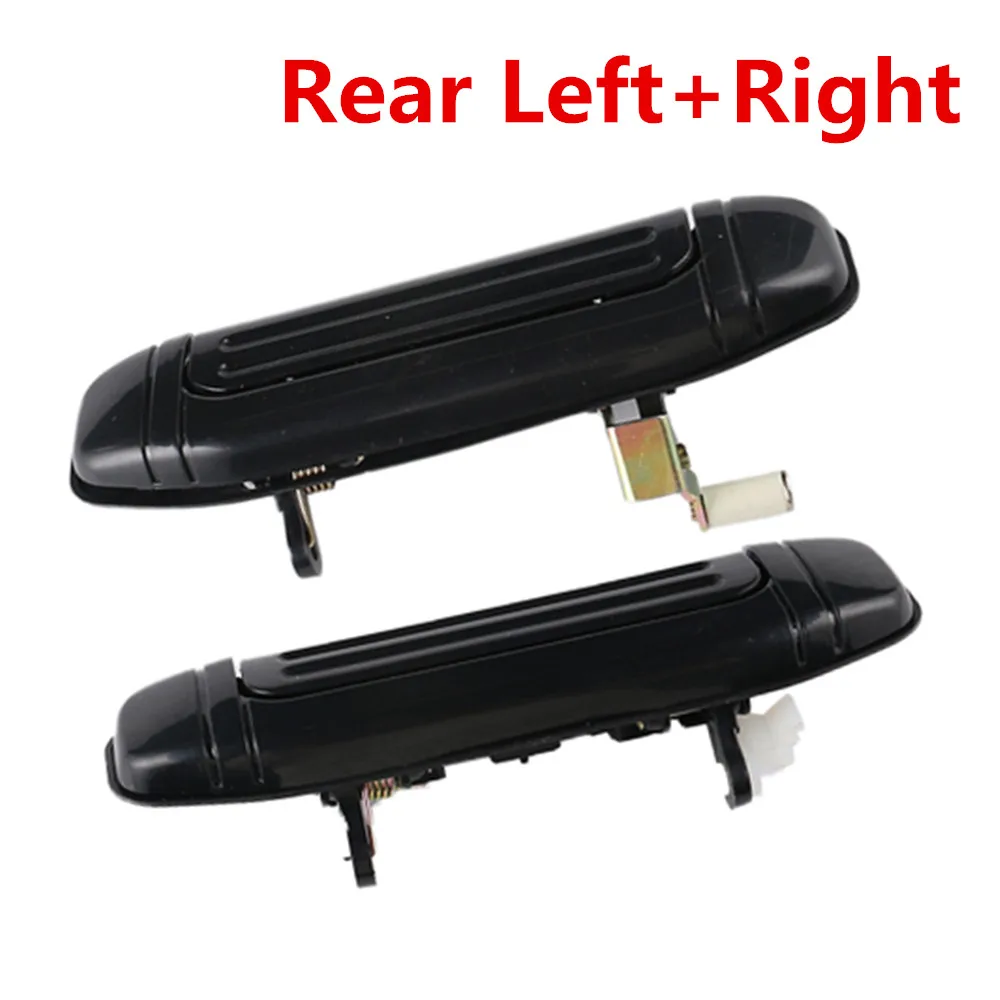 Rear Left and Right MR156875 MR156876 MR156877 MR156878 Car Front Rear Outer Door Handle Black For Mitsubishi Pajero V31 V32 V33 V43 V46 - Цвет: Rear Left and Right