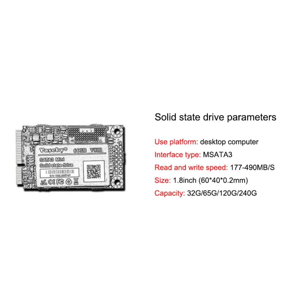 32/64/128/256/512 ГБ Тетрадь MSATA3 SSD жесткий диск SSD накопитель твердотельный накопитель для ноутбука, настольного компьютера, ПК