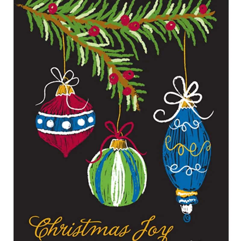 3D Diamond round,Diamond Embroidery, "Christmas Joy Ornaments",5D