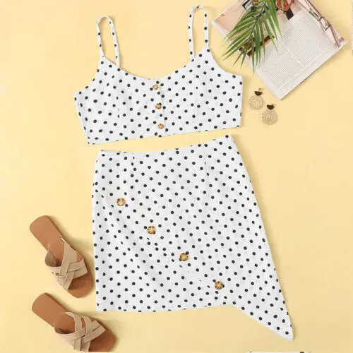 

2019 NEW Fashion Women Two Piece Crop Top and Skirt Set Bandage Bodycon Mini Dress Party Clubwear