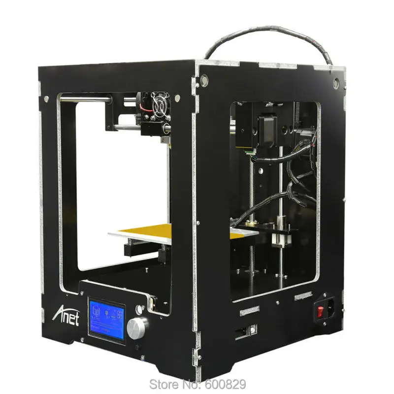 Assembled Desktop 3D Printer A3 Building Volume 150 150 150mm LCD Screen 12864 Filament 1 75mm