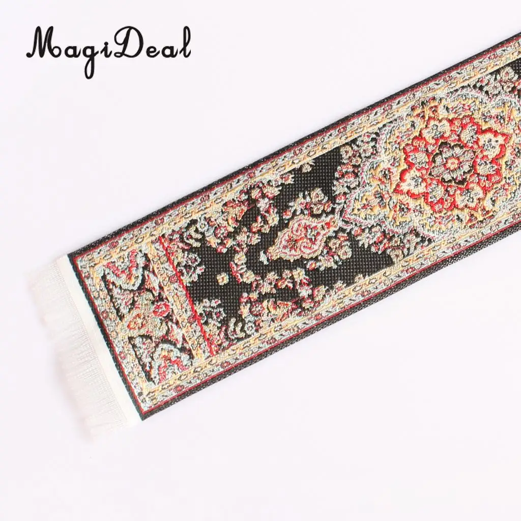 MagiDeal Colorful 1/12 Scale Silk Woven Rug Floor Coverings Carpet DollHouse Furniture Miniatures Toy for House Decor 8Kinds