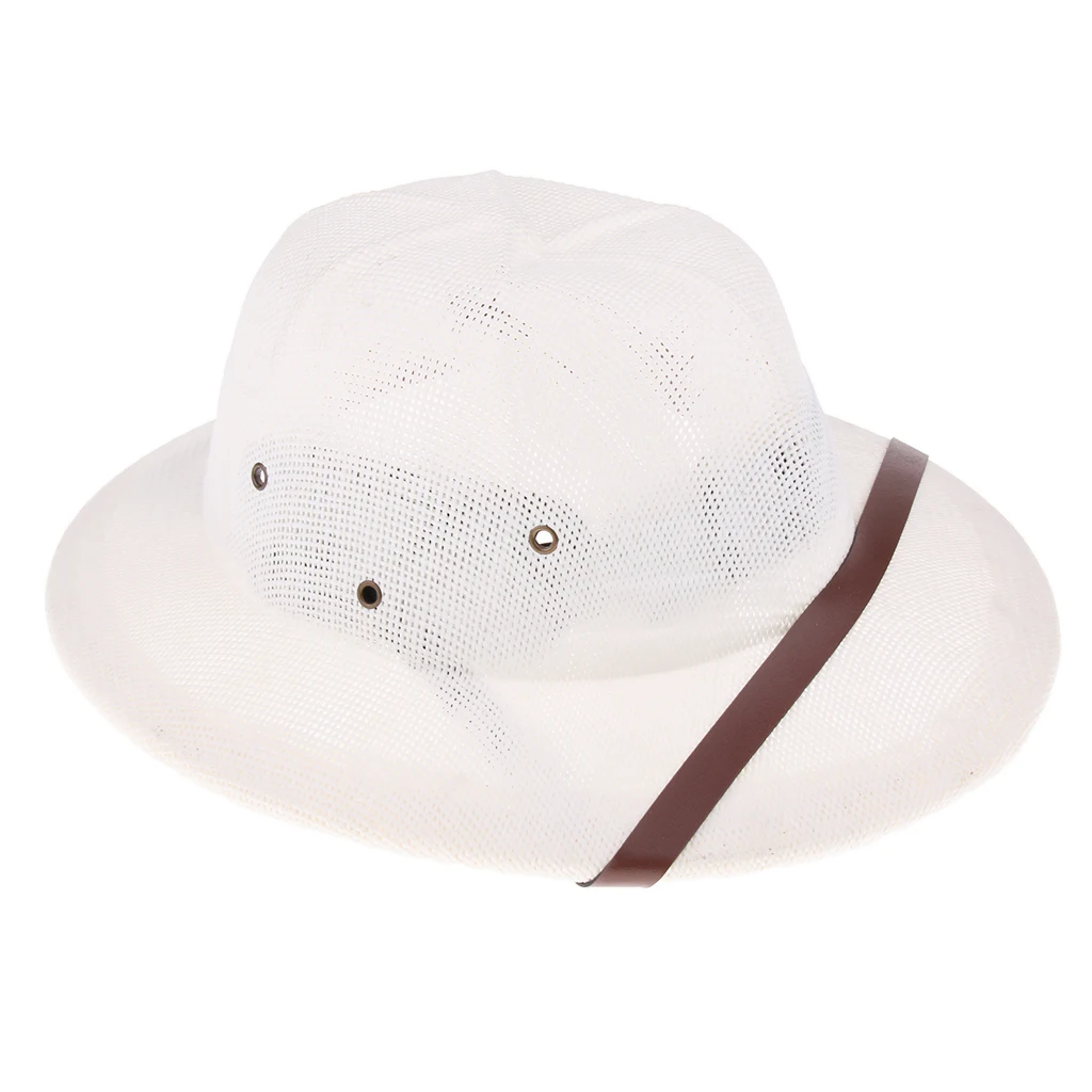 Pith Helmet Hat Great Summer Hat for Beekeeper Explorer Adventurer White