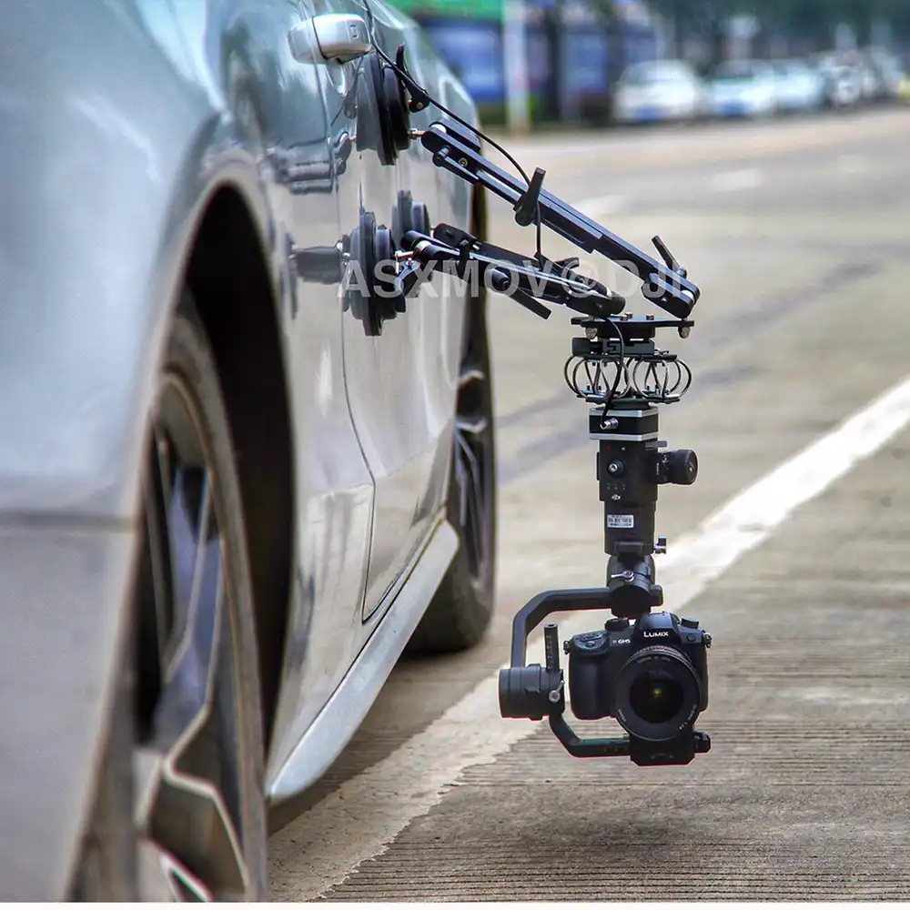 ASXMOV Aluminium alloy shock absorber for car suction cup mount for