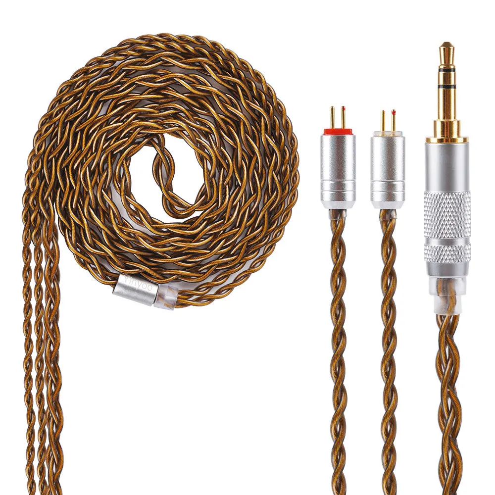 

8 Shares MMCX Cable for Shure SE215 SE535 SE846 2 pin for KZ ZS10 ZST ZAR for Sony 3.5mm 2.5mm 4.4mm Balance Pure Silver Cables