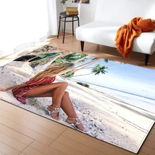 Большой размер домашний отель машинная стирка ковры современная мода полиэстер противоскользящие против морщин коврики для гостиной