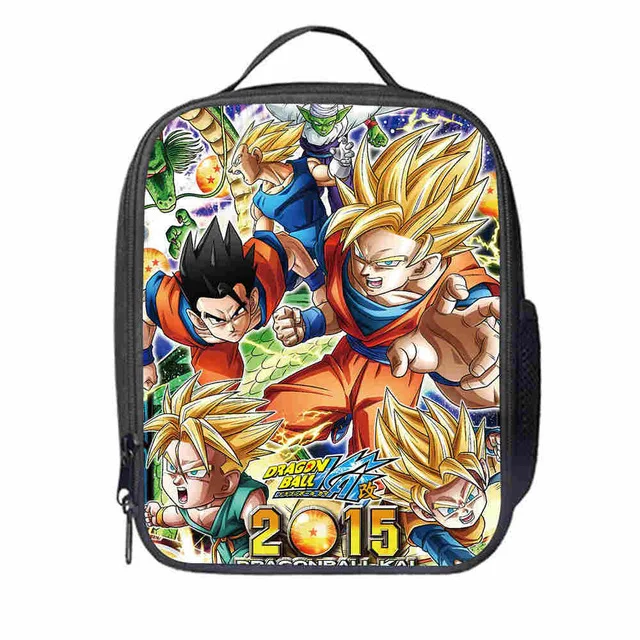Dragon Ball сумка для ланча с животными, аниме Гоку для женщин и мужчин, подростков, мальчиков и девочек, детский школьный изолированный охладитель, сумка-тоут - Цвет: photo color