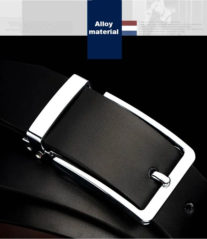 DOULILU New Designer Belts Men High Quality Luxury Brand Leather Belt Pin Buckle Black Business Trouser Strap Cinturones Hombre Cinto1 (1)