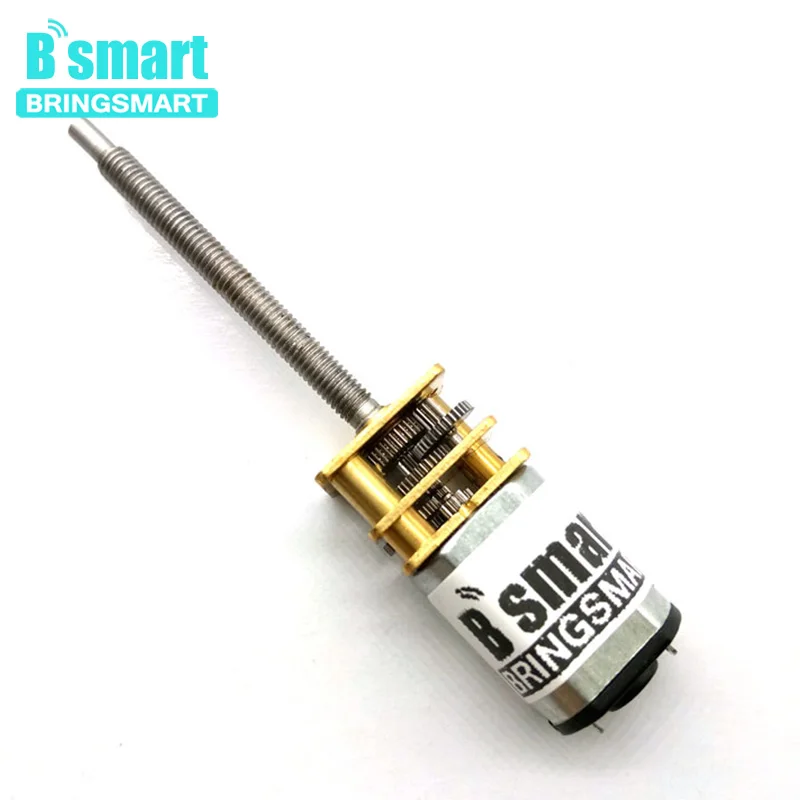 

Bringsmart Threaded Shaft M3*34mm N20 3V 6V Geared Motor With Low Speed 15rpm-1000rpm DC Mini Electric Motor 12V Reducer Motor