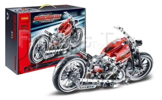 NEEVAS 378Pcs Technic Motorcycle Exploiture DIY Model Harley Building Toy Bricks Block Gift NEEVAS 378Pcs Technic Motorcycle Exploiture DIY Model Harley Building Toy Bricks Block Gift