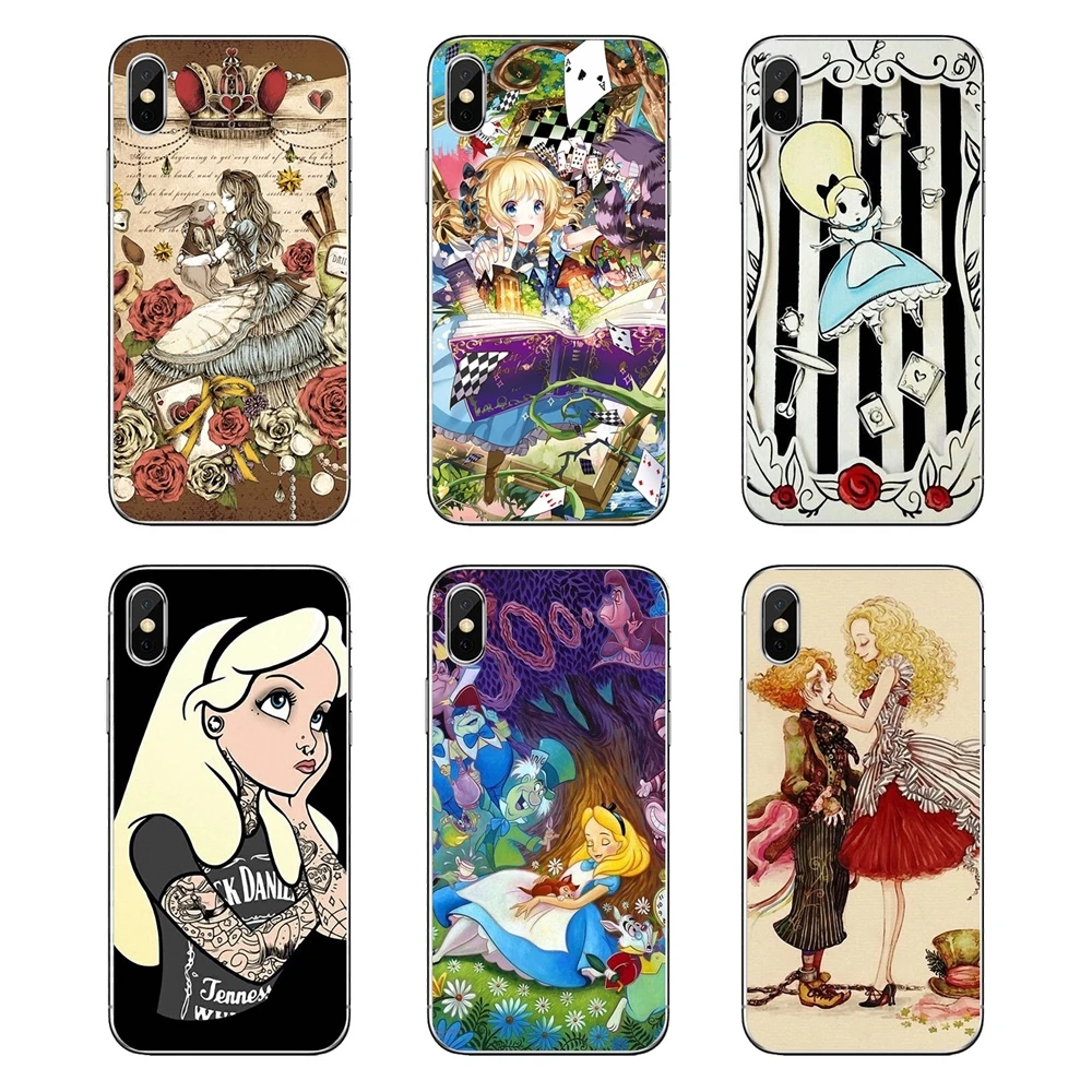 Мягкие прозрачные чехлы для Huawei Honor 8 8C 8X9 10 7A 7C mate 20 Lite Pro P Smart Plus Tattooed Alice in Wonderland |