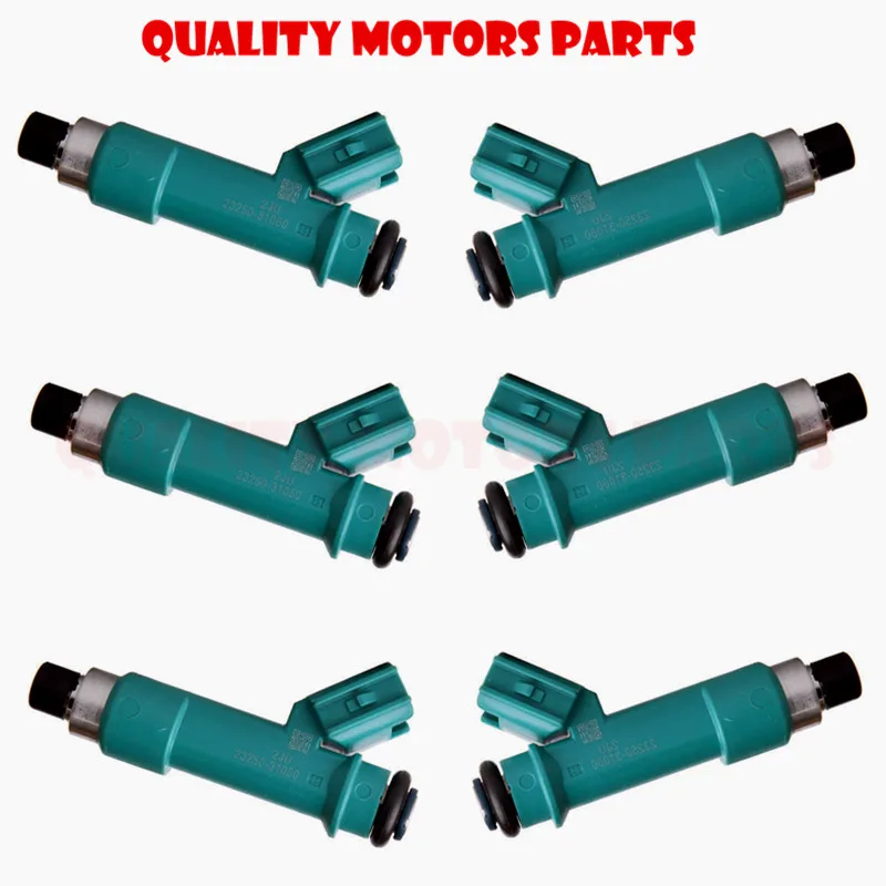 Набор из 6 ти новых топливных форсунок для Toyota 4runner Tacoma Tundra 23250 л 31060 2320939075|fuel injector