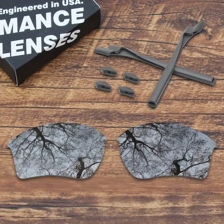 Photochromic Grey ToughAsNails поляризованные Сменные линзы и серый резиновый комплект для солнцезащитных очков 2,0 XL - Цвет линз: Photochromic Grey