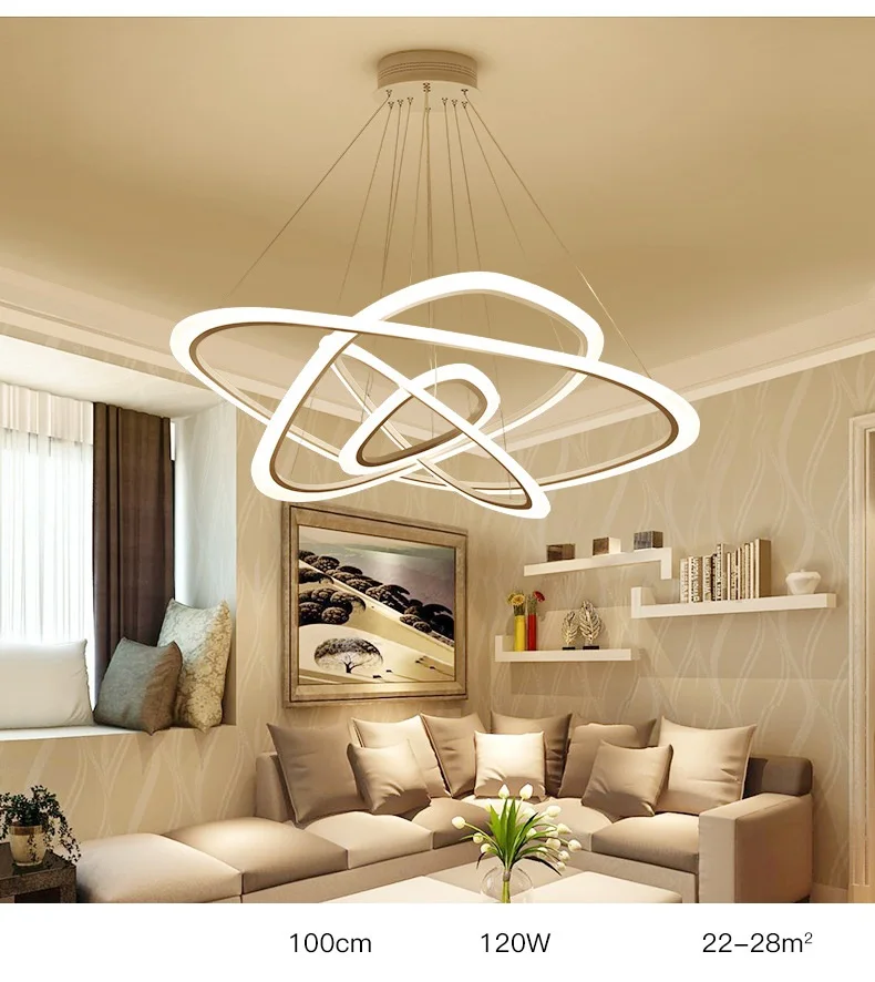Modern Big Bulb LED Pendant lamp Ceiling Suspension Light Living room lighting 