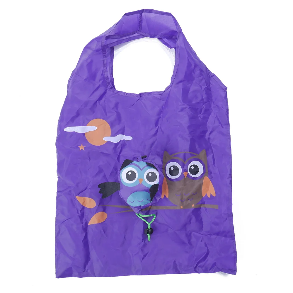 Милое животное, сова 12 стилей складная сумка для покупок экологичный подарок многоразовый тотализатор сумка переносная дорожная сумка через плечо