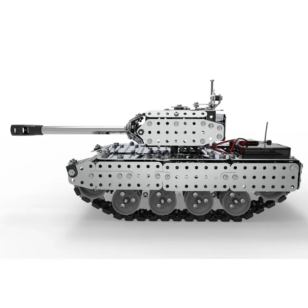 Remote Control Tank 1 Set Desktop Decor Collection Metal Rc Gift Novelty Toy Kids Kidsroom Diy