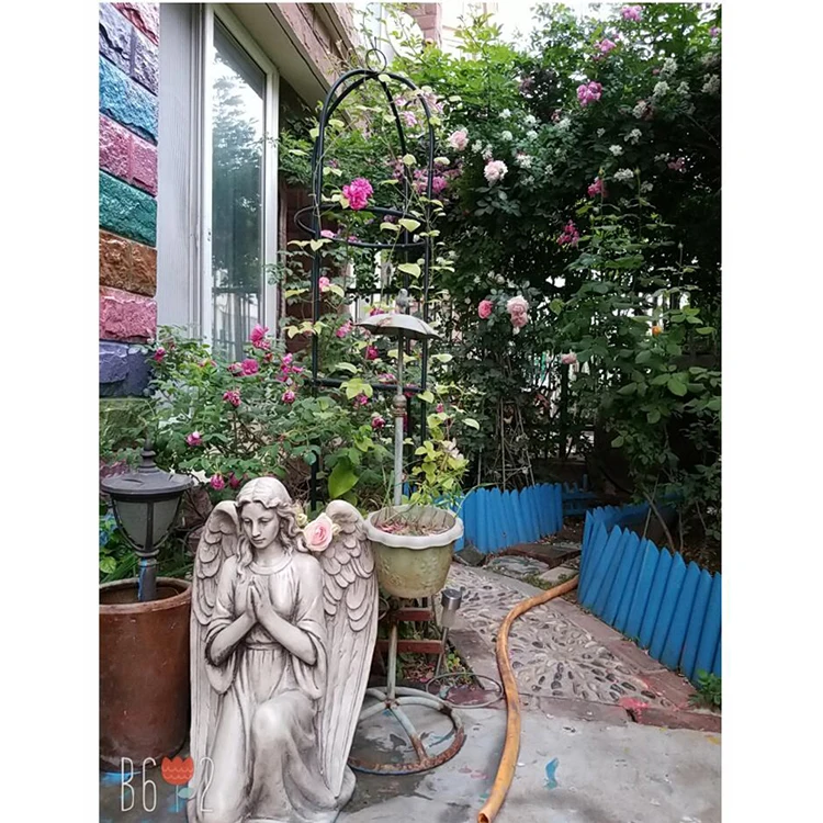 Большой размеры сад вилла двор молитва скульптура ангела Открытый Полы пейзаж ремесло украшения Садоводство продукты фигурка