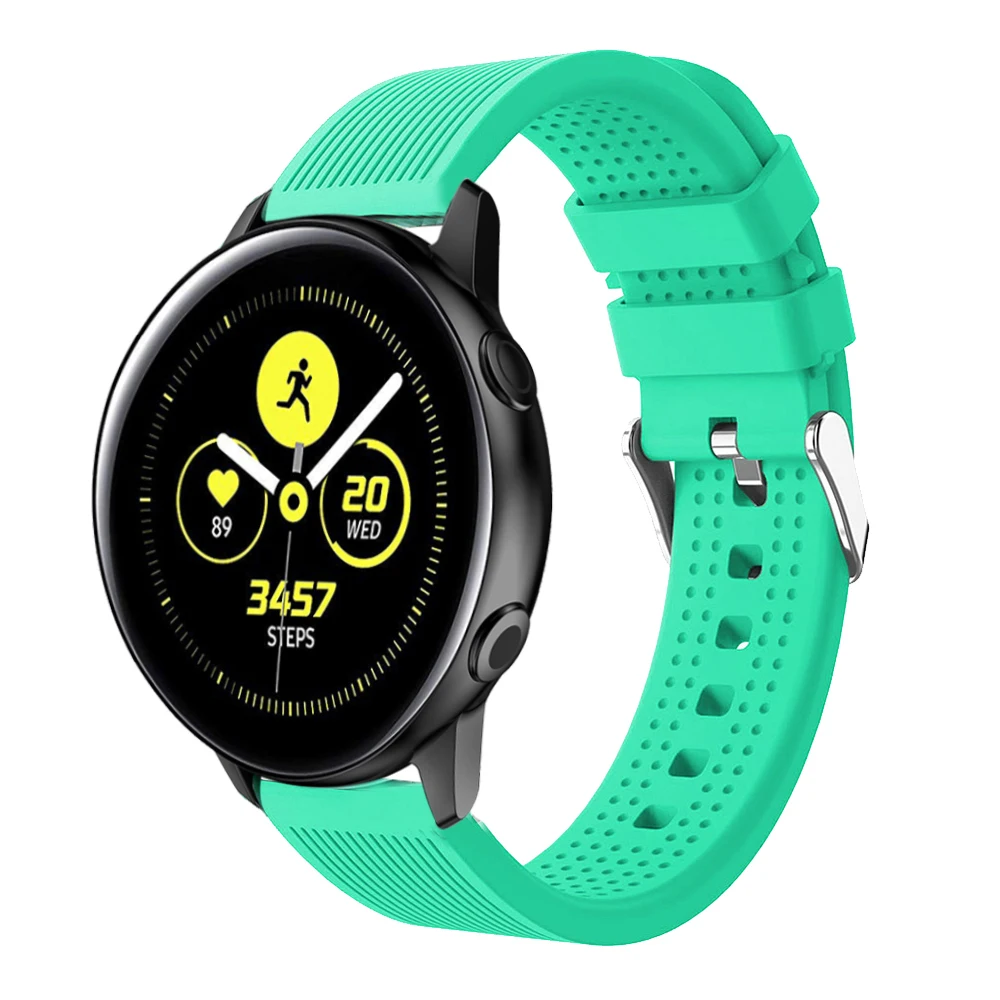 Спорт Силиконовый ремешок для samsung Galaxy watch active ремешок для samsung Galaxy 42 мм/Шестерни S2 smart watch замена Браслет