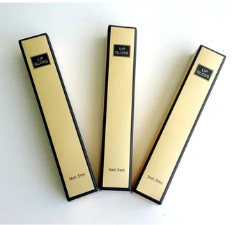 

Free Shipping 5ml Gold Color Oil Dropper Bottle Kraft Paper Packaging Box DIY Lipstick Perfume Packing Box For Tubes 50pcs