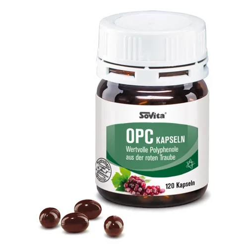 

Asco Sovita OPC kapseln Wertvolle Polyphenole aus der roten Traube 120 kapseln Free shipping