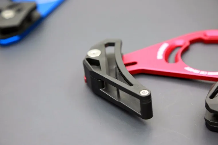 Cheap Fouriers Bicycle Chain Guide System DH downhill bike chain guide Chain Drop Catcher bicycle chain protector Bike Parts 4