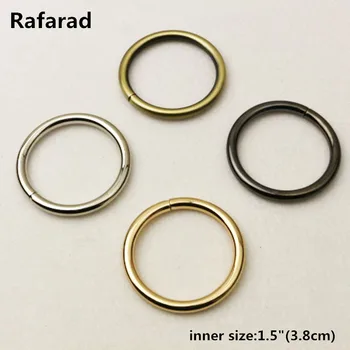 

2018 New Fashion Metal Hardware China Factory Supplier 30Pcs Metal Wire-Formed O-rings Wholesale DIY Handbag Metal O Ring Handle