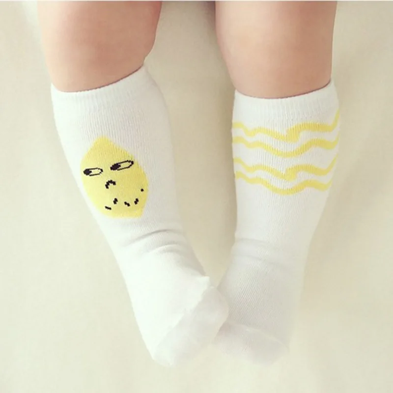 

Funny Baby newborn Socks Pear Fruit Prints Cute Pattern Baby Socks For Boys Girls Spring Leg Warmers Infant Antisliding Socks