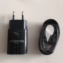 Doogee S55 X50L X50 X55 X53 X60L S50 адаптер переменного тока дорожное зарядное устройство адаптер с европейской вилкой+ 1 м Micro USB кабель