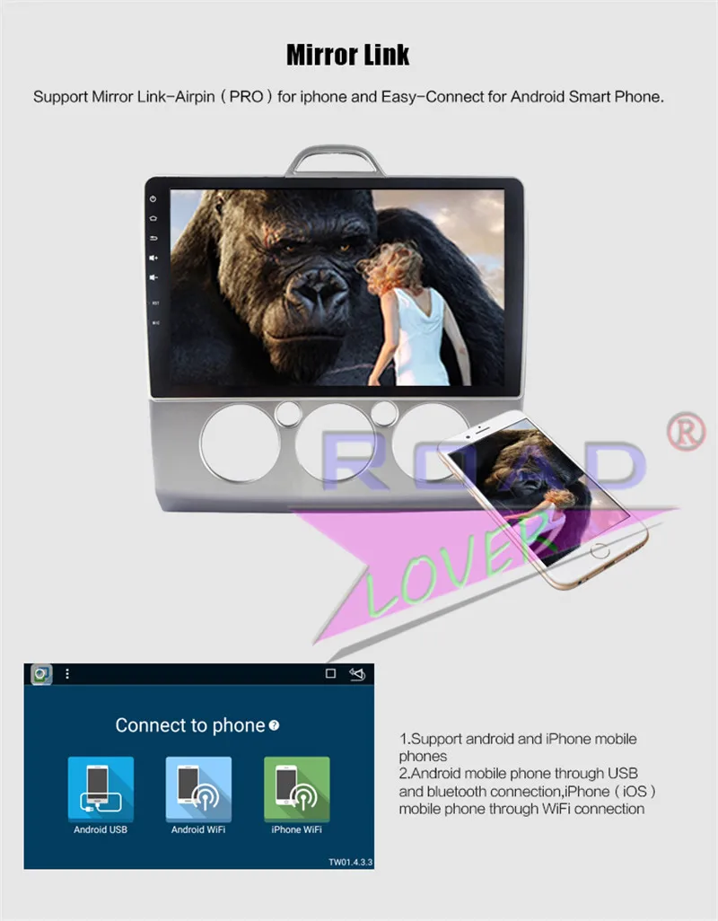 android car For Ford Focus 2010 2011 Manual
