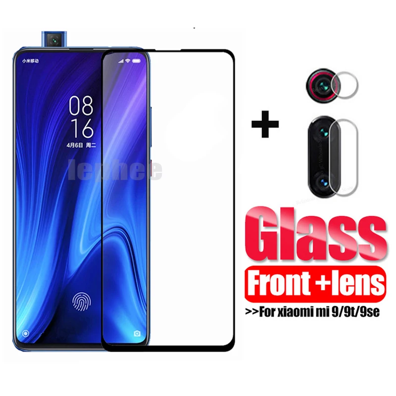 

Mi 9T Glass For Xiaomi Redmi K20 Pro Camera Protector on xiomi Redmi 7 7A 6A Mi CC9 E Mix 3 A3 Lite A3 Tempered Glass Full Cover