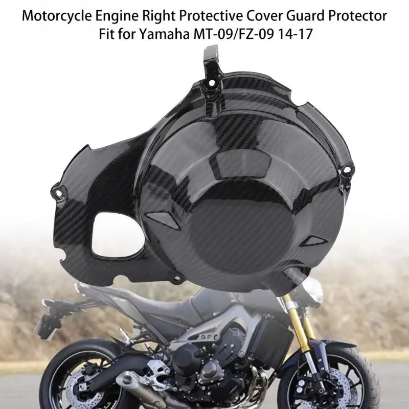 

Motorcycle Engine Right Protective Cover Guard Protector Fit for Yamaha MT-09FZ-09 2014 2015 2016 2017